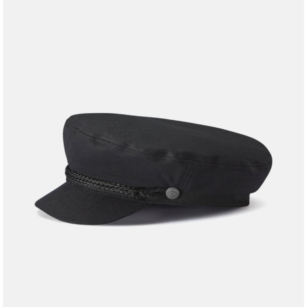 Brixton ‘Fiddler Fisherman’ cap, black, size small